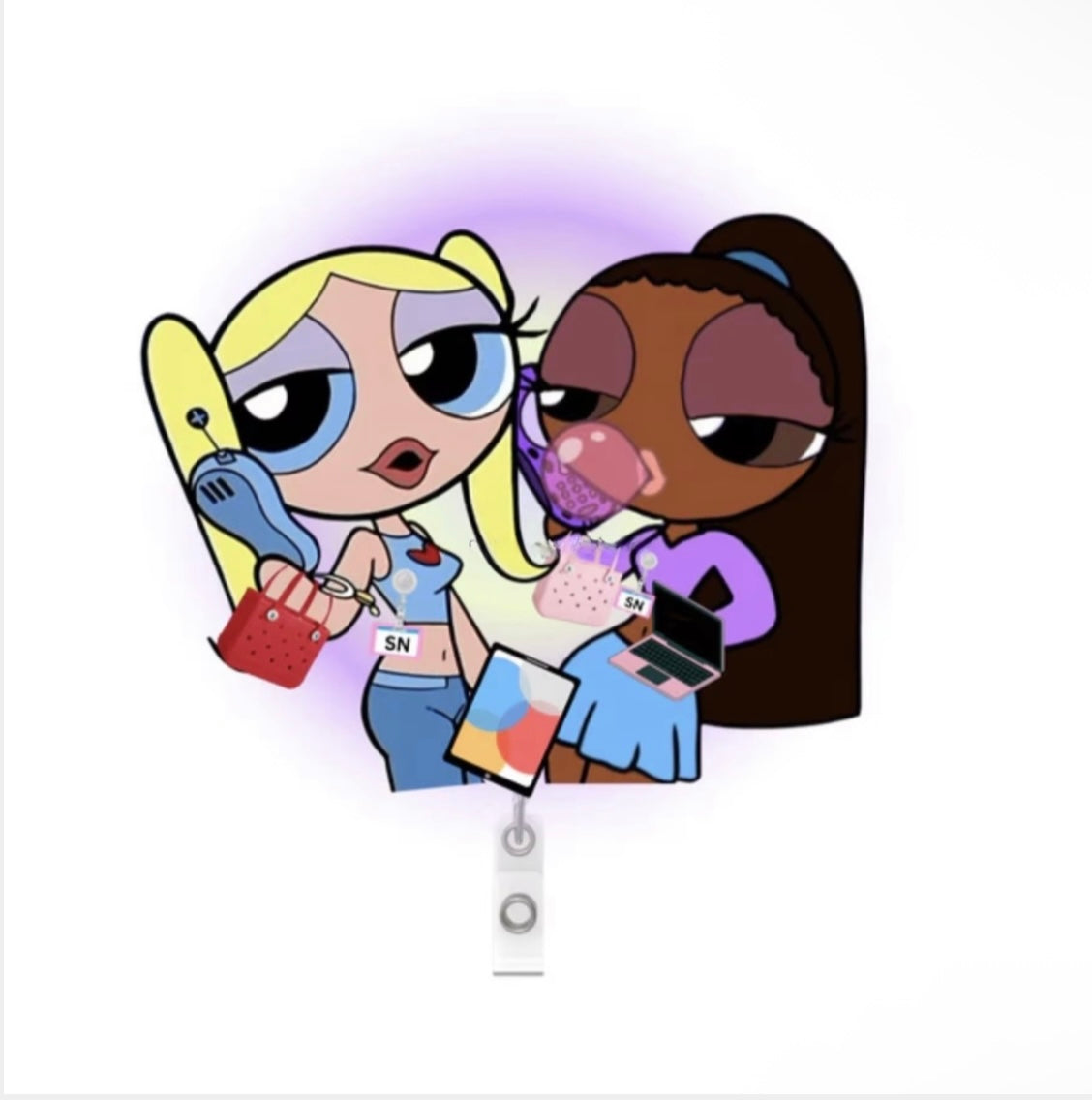 SN Besties Badge Reel